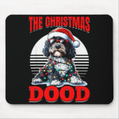 Bernedoodle Christmas Dog Breed The Christmas Dood Muismat (Voorkant)