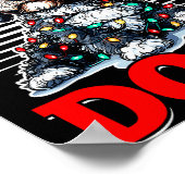 Bernedoodle Christmas Dog Breed The Christmas Dood Poster (Hoek)