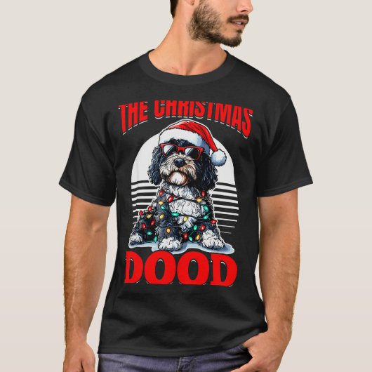 Bernedoodle Christmas Dog Breed The Christmas Dood T-shirt (Voorkant)