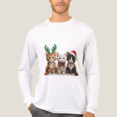 Bernedoodle Christmas Sweatshirt,  Tri-Blend Shirt (Voorkant volledig)