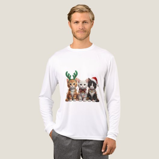 Bernedoodle Christmas Sweatshirt,  Tri-Blend Shirt (Voorkant)