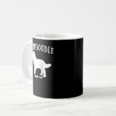 Bernedoodle Design for Bernedoodle Dog Lovers Ragl Koffiemok (Voorkant links)