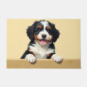 Bernedoodle Dog Doormat Art Deurmat (Voorkant)