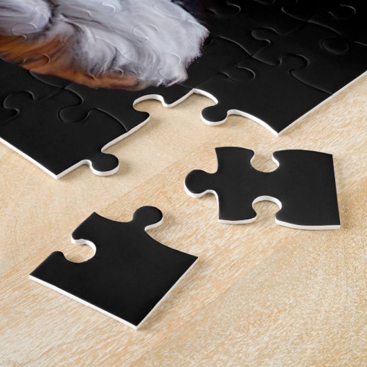 Bernedoodle Dog fiets St. Patrick's Day Legpuzzel (Zijkant)