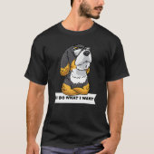 Bernedoodle Dog With Sunglasses Stubborn T-shirt (Voorkant)