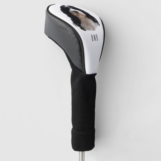 Bernedoodle Golfheadcover (Schuin)