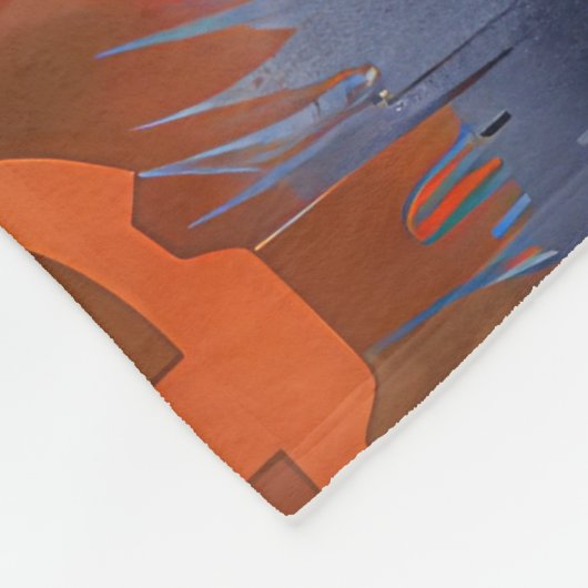 Bernedoodle Halloween Spooky Fleece Deken (Hoek)