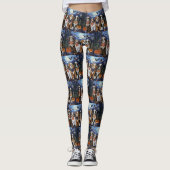 Bernedoodle Halloween Spooky Leggings (Voorkant)