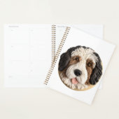 Bernedoodle Hond 3D geïnspireerd Planner (Display)