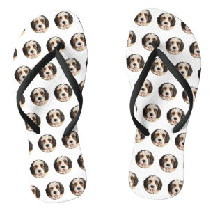 Bernedoodle Hond 3D geïnspireerd Teenslippers