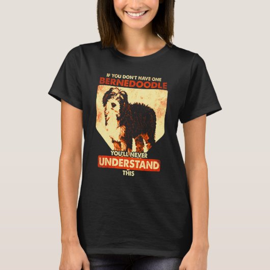 Bernedoodle Hond  Bernedoodle 2 T-shirt (Voorkant)