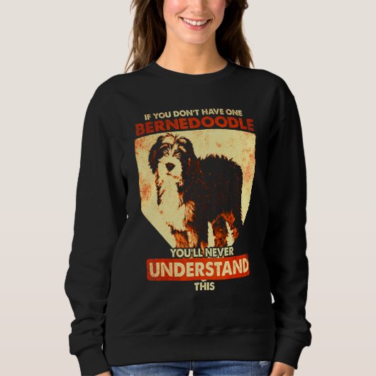 Bernedoodle Hond  Bernedoodle 2 Trui (Voorkant)