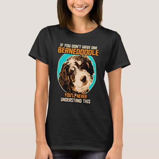 Bernedoodle Hond  Bernedoodle 4 T-shirt (Voorkant)
