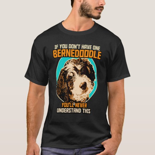 Bernedoodle Hond Bernedoodle 4 T-shirt (Voorkant)