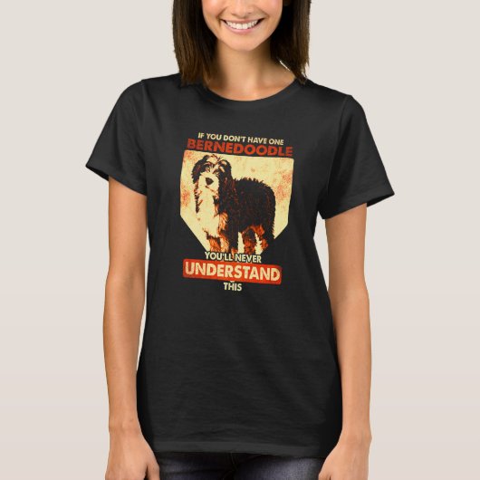 Bernedoodle Hond  Bernedoodle  4 T-shirt (Voorkant)