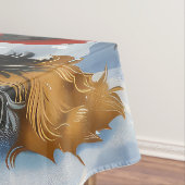 Bernedoodle Hond Winter Wonderland Kerstmis Tafelkleed (Voorbeeld)