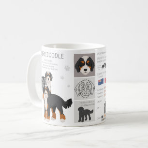 Bernedoodle hondenmix koffiemok