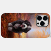 Bernedoodle in herfstbladeren val inspireert Case-Mate iPhone case (Achterkant (horizontaal))