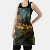 Bernedoodle Kerst Feestelijke reis Schort (Insitu)