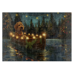 Bernedoodle Kerst Feestelijke reis Snijplank