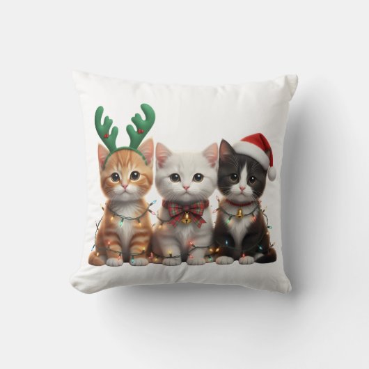 Bernedoodle Kerst T-shirt, Kussen (Voorkant)