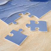 Bernedoodle Kerstboot Vakantie Legpuzzel (Zijkant)