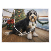 Bernedoodle Kerstmis Cruise: Pauze Vakantie Groot Cadeauzakje (Voorkant)