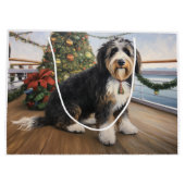 Bernedoodle Kerstmis Cruise: Pauze Vakantie Groot Cadeauzakje (Achterkant)