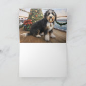 Bernedoodle Kerstmis Cruise: Pauze Vakantie Kaart (Binnen)