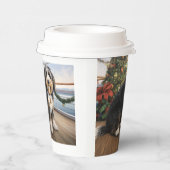 Bernedoodle Kerstmis Cruise: Pauze Vakantie Papieren Bekers (Rechts)