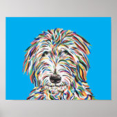 Bernedoodle Kunst Poster (Voorkant)