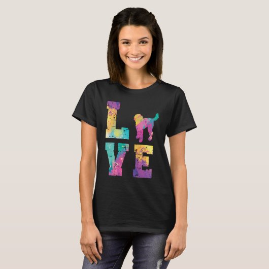 Bernedoodle Love T-shirt (Voorkant volledig)