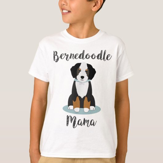 Bernedoodle Mama - Doodle Hondenliefhebber T-shirt (Voorkant)