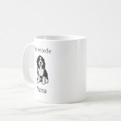 Bernedoodle mama koffiemok (Voorkant links)