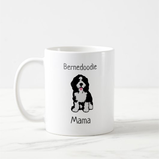 Bernedoodle mama koffiemok (Links)