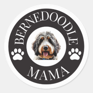 Bernedoodle Mama Sticker