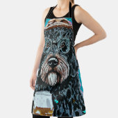 Bernedoodle met een mok schort (Insitu)