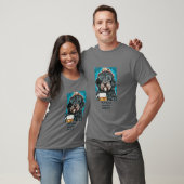 Bernedoodle met een mok t-shirt (Unisex)