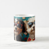 Bernedoodle Met Hartrozen Valentijnsdag  Koffiemok (Center)