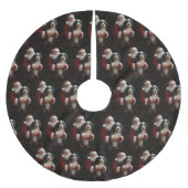Bernedoodle met Sinterklaas Feestelijke Kerstmis Kerstboom Rok (Voorkant)