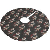 Bernedoodle met Sinterklaas Festive Kerst Kerstboom Rok (Gekanteld)
