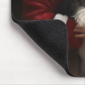 Bernedoodle met Sinterklaas Festive Kerst  Muismat (Hoek)