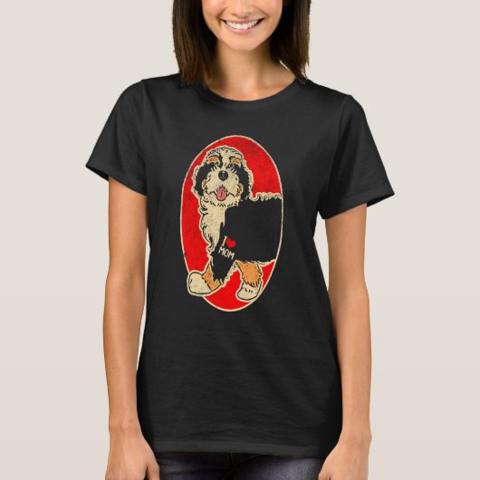 Bernedoodle Moeder T-shirt (Voorkant)
