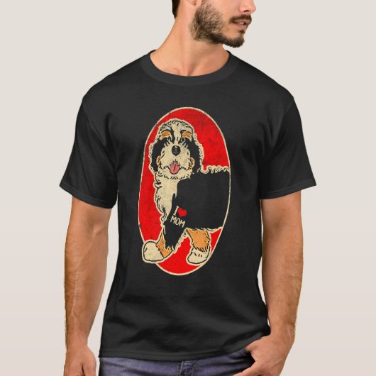 Bernedoodle Moeder T-shirt (Voorkant)