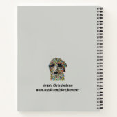 Bernedoodle Notitieboek 8.5" x 11" (Achterkant)