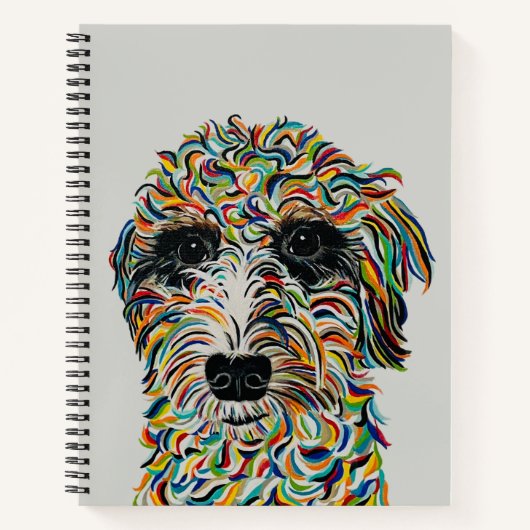 Bernedoodle Notitieboek 8.5" x 11" (Voorkant)