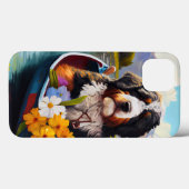 Bernedoodle op een peddel: Een landschappelijk avo Case-Mate iPhone Case (Achterkant (horizontaal))