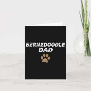 Bernedoodle Papa Heren- en kinderent-shirt - Cadea Kaart