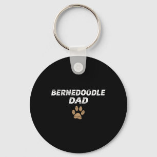 Bernedoodle Papa Heren- en Kindershirt - Cadeau Va Sleutelhanger