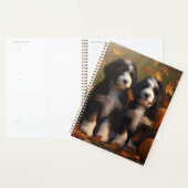 Bernedoodle Puppy Herfst Verrukking Pompoen Planner (Display)